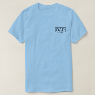 Dad Est. 2026 Expect Baby 2026, Logo Dad 2026 T-Shirt