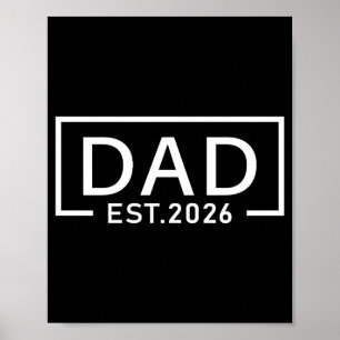 Dad Est 2026 Logo Father 2026 Loading New Dad 2026 Poster