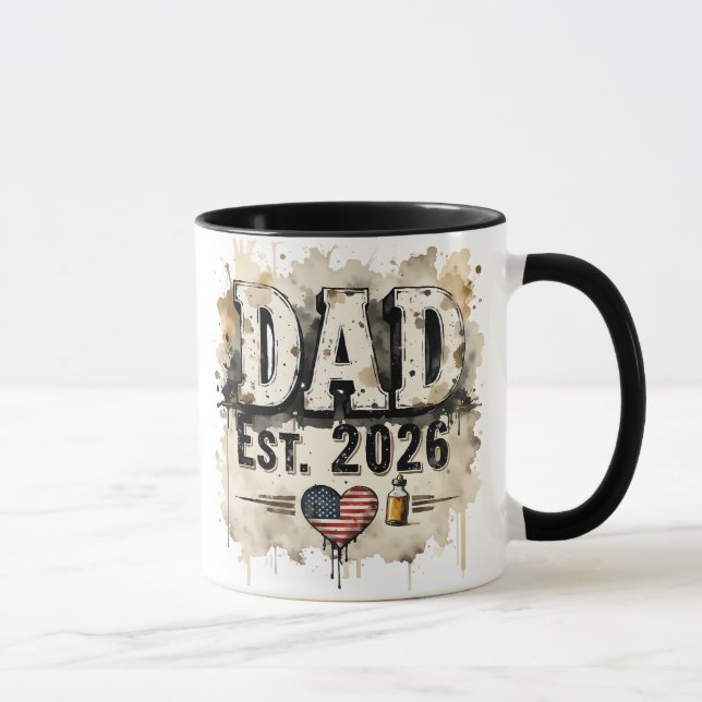 Dad Est 2026 Mug (Right)