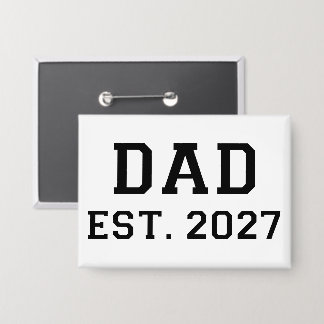 Dad Est. 2027 Soon to Be Dad 2027 Logo New Dad