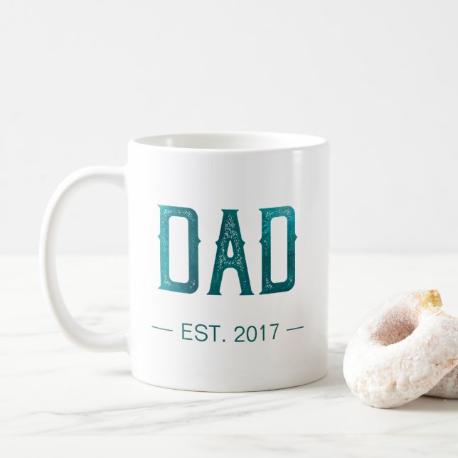Dad EST. Customisable | Mug (With Donut)