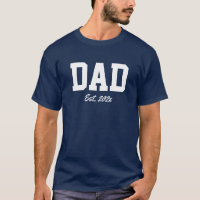 "Dad - est. date" novelty gift