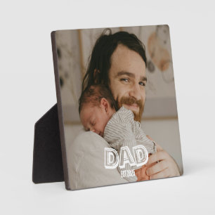 Dad Est Photo Gift Father Keepsake Plaque