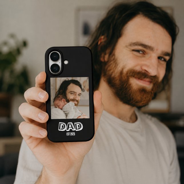 Dad Est Photo Gift New Father Keepsake Case-Mate iPhone Case (Creator Uploaded)