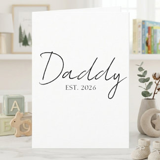 Dad EST Year Sweet Announcement Script Design