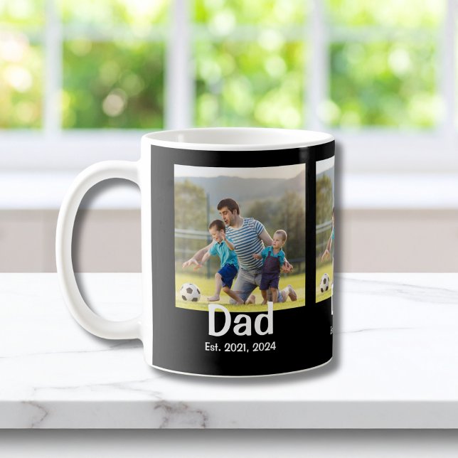 Dad Established Black 3 Photo  Coffee Mug (Creator Uploaded)