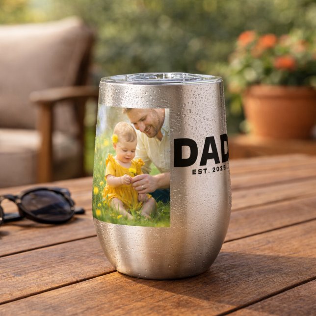 Dad Established Bold Photo Stainless Steel  (Creator Uploaded)