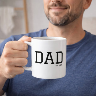 Dad Established Customizable Year Father's Day Coffee Mug