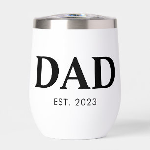 Dad Established Minimal Simple Text Est Year