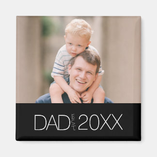 Dad Established Modern Script Magnet