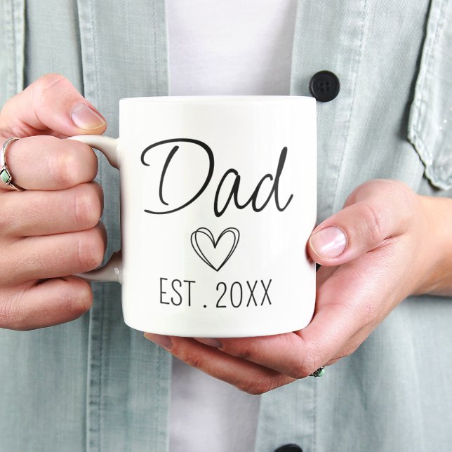 Dad Established Mug Custom New Dad Father Gift (Creator Uploaded)