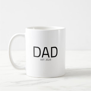 Dad Established New Dad Gift Coffee Mug