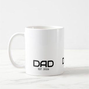 Dad Established New Dad Gift  Coffee Mug