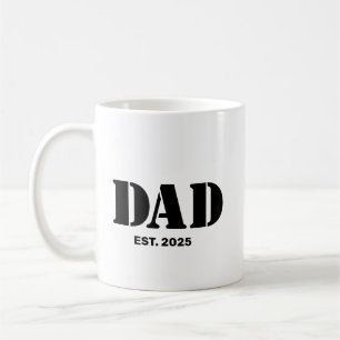 Dad Established New Dad Gift  Coffee Mug