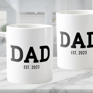 Dad Established New Dad Gift Coffee Mug