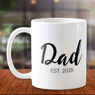 Dad Established New Dad Gift Coffee Mug