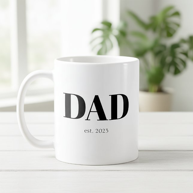 Dad Established New Dad Gift Coffee Mug (Creator Uploaded)