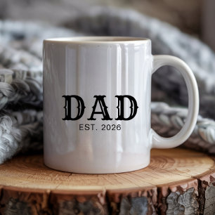 Dad Established New Dad Gift Coffee Mug