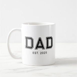 Dad Established New Dad Gift Coffee Mug