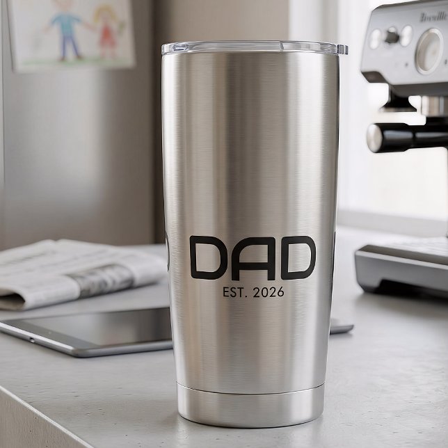 Dad Established New Dad Gift  Insulated Tumbler (Creator Uploaded)