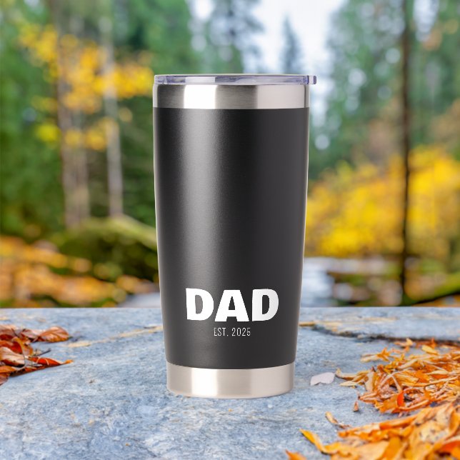 Dad Established New Dad Gift Insulated Tumbler (Outdoor)