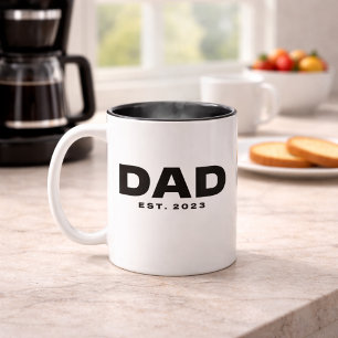 Dad Established New Dad Gift Mug