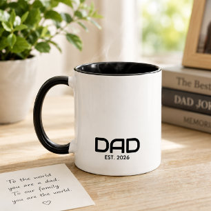 Dad Established New Dad Gift  Mug