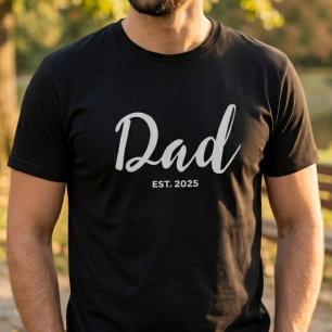 Dad Established New Dad Gift  T-Shirt