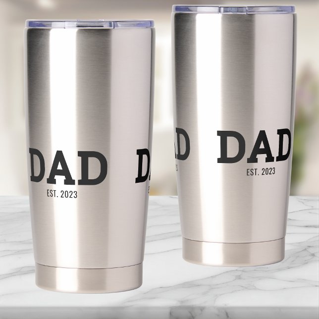 Dad Established New Mom Gift Insulated Insulated Tumbler (Creator Uploaded)