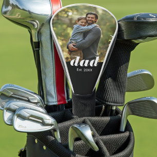 Dad Established Photo Father's Day Golf Head Cover