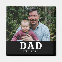 Dad Established Photo Gift