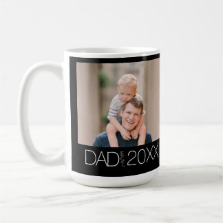 Dad Established Photo Modern Coffee Mug