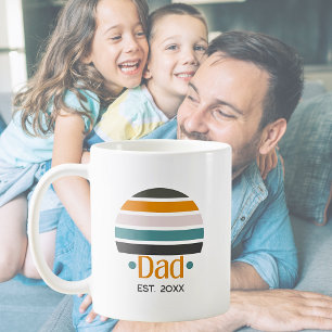 Dad Established Retro  Coffee Mug