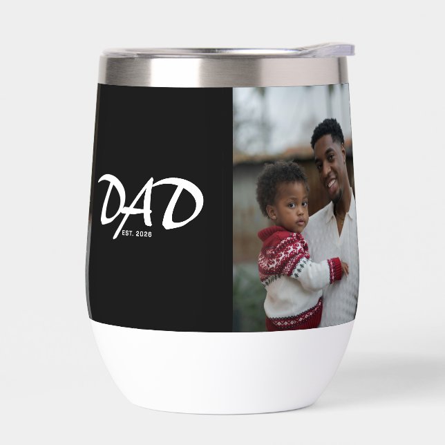 Dad Established Script Black 2 Photo (Left)