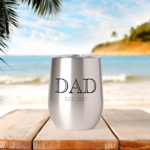 Dad Established Simple Modern Father 