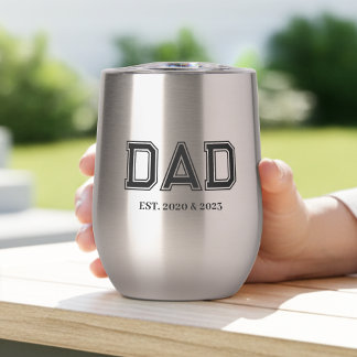Dad Established Simple Modern Typography New Dad