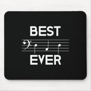 Dad Ever Music B Clef Note Fathers Day Gift Mouse Pad