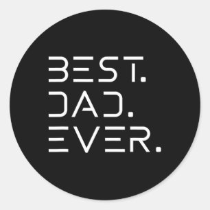 Dad Ever Shirt Modern Developer Programmer Fathers Classic Round Sticker