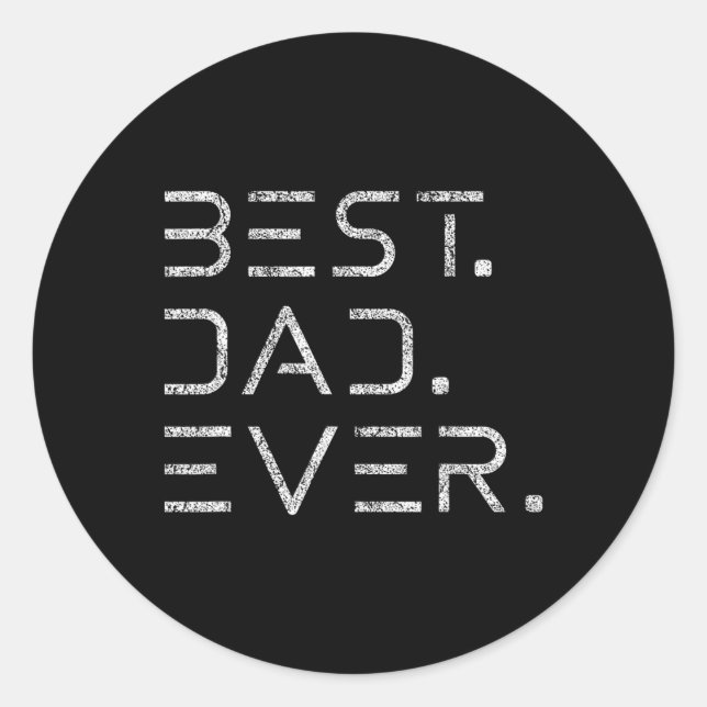 Dad Ever Shirt Modern Developer Programmer Fathers Classic Round Sticker (Front)