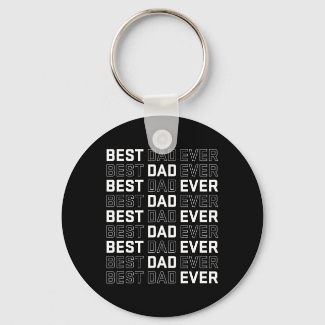 Dad Ever - Unique Father’s Day Men's  Key Ring (Front)