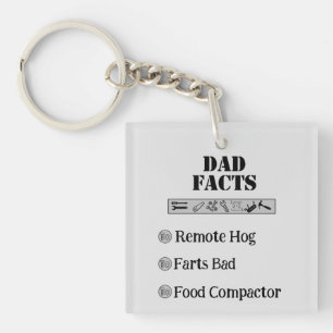 Dad Facts Keychain