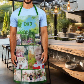 Dad Family Photos Gift Apron