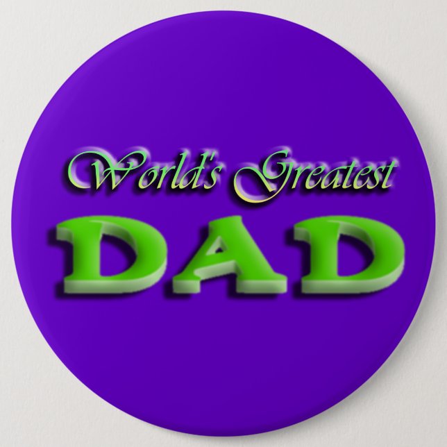 Dad Fathers Day 6 Cm Round Badge (Front)