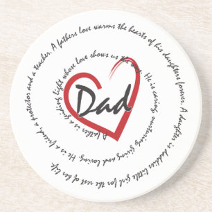 Dad - Fathers Day Coaster