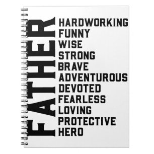 Dad Father's Day Daddy Birthday Father Christmas Notebook