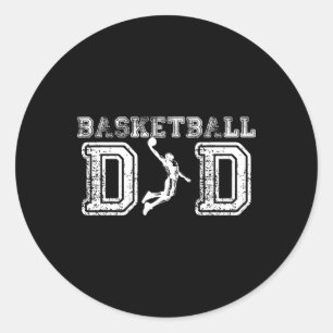 Dad Fathers Day Gift For Daddy Papa Father  Classic Round Sticker