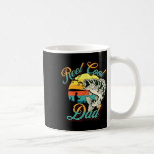 Dad Fathers Day Gift Real Cool Dad Fishing Coffee Mug