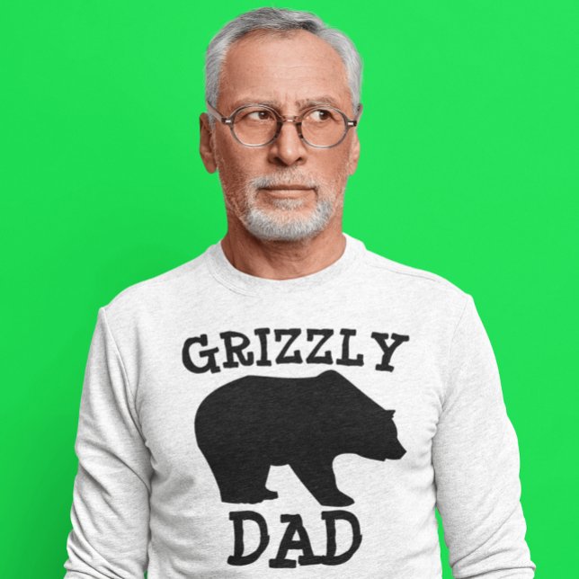 DAD Father's day GRIZZLY DAD t-shirts (Creator Uploaded)