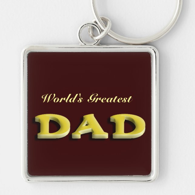 Dad Fathers Day Key Ring (Front)