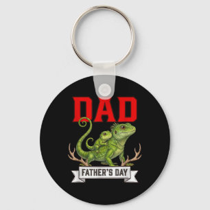 Dad Fathers Day Lizards Costume Wild Animal Lover Key Ring